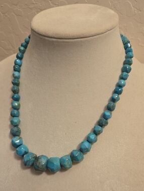 Jay King Chinese Graduated Turquoise Necklace
